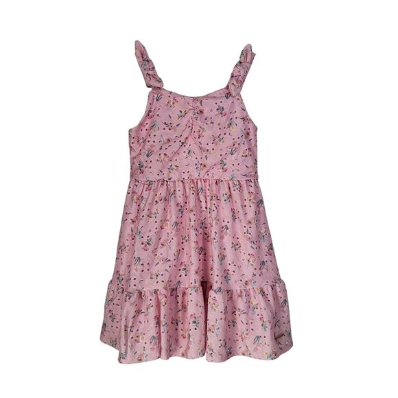 Tahari Other - TAHARI Girls SZ 4 Pink Floral Eyelet Sundress Summer Spring